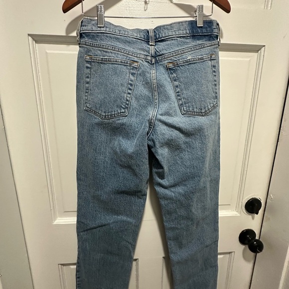 Abercrombie & Fitch Mid Rise Straight Vintage Wash Denim Jeans 28 - Picture 4 of 6